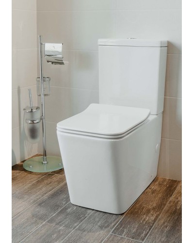 Унитаз компакт Creto Logan L2 1002-004-WF без бачка и с сиденьем Микролифт