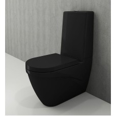 Унитаз компакт Bocchi Taormina 1017-005-0129 Черный глянцевый без бачка и сиденья