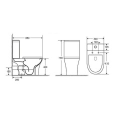 Унитаз компакт Grossman Classic GR-4465S с бачком и сиденьем Микролифт