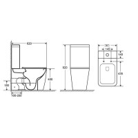 Унитаз компакт Grossman Style GR-4472S с бачком и сиденьем Микролифт