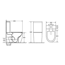 Унитаз компакт Grossman Style GR-4473S с бачком и сиденьем Микролифт