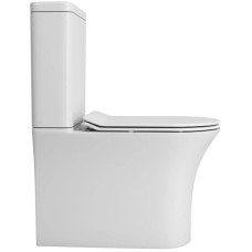 Чаша напольного безободкового унитаза с сиденьем микролифт OWL 1975 Eter OWLT190202