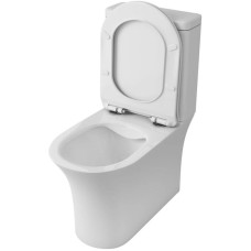 Чаша напольного безободкового унитаза с сиденьем микролифт OWL 1975 Eter OWLT190202