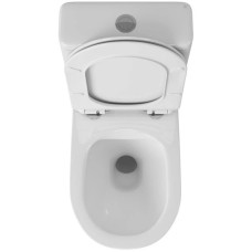 Чаша напольного безободкового унитаза с сиденьем микролифт OWL 1975 Eter OWLT190202