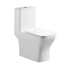 Унитаз-моноблок с сиденьем дюропласт soft close, P-trap BelBagno NEON BB8617CPR-MN/SC