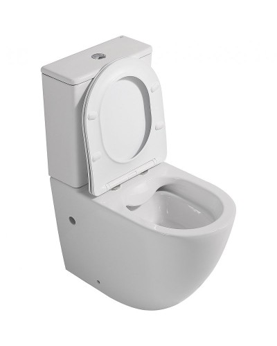 Унитаз компакт Abber Bequem AC1110 с бачком и сиденьем Микролифт