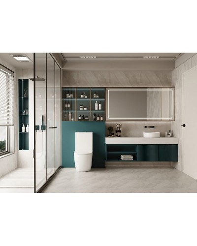 Унитаз компакт Abber Bequem AC1110 с бачком и сиденьем Микролифт