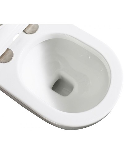 Унитаз Abber Bequem AC1114P приставной с сиденьем Микролифт