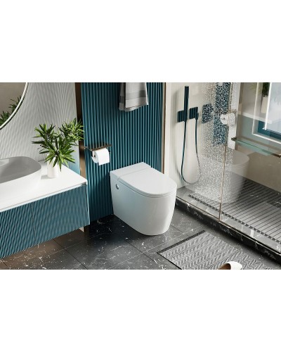 Унитаз Abber Bequem AC1114P приставной с сиденьем Микролифт