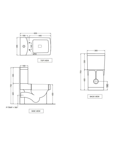 Чаша напольного унитаза с сиденьем микролифт Jaquar Fonte FNS-WHT-40751P180UFSM