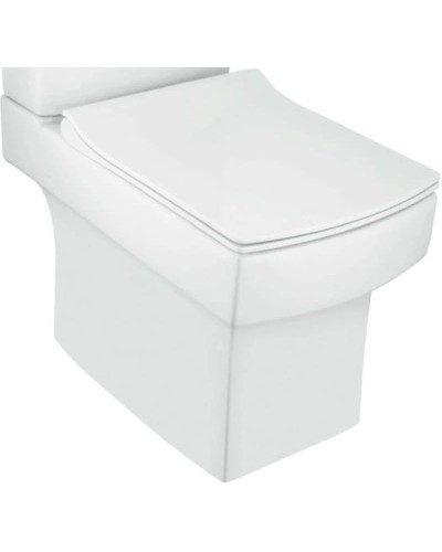 Чаша напольного унитаза с сиденьем микролифт Jaquar Fonte FNS-WHT-40751P180UFSM