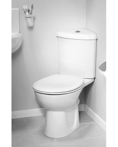 Унитаз компакт Vitra Arkitekt 9754B003-7201 угловой с бачком и сиденьем Микролифт