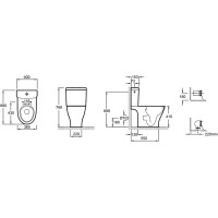 Чаша напольного унитаза Jacob Delafon Odeon Up 4957CK-00