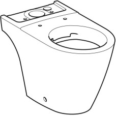 Чаша напольного безободкового унитаза Geberit iCon 200460000