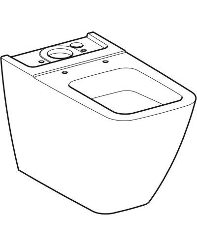 Чаша напольного унитаза Geberit iCon Square 200920000