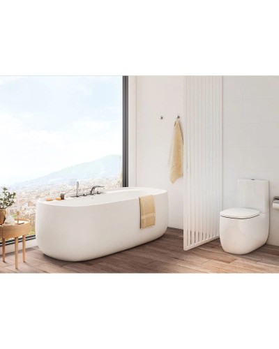 Чаша напольного безободкового унитаза Roca Beyond 3420B9000