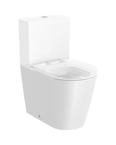 Чаша напольного безободкового унитаза Roca Inspira Round 342529000