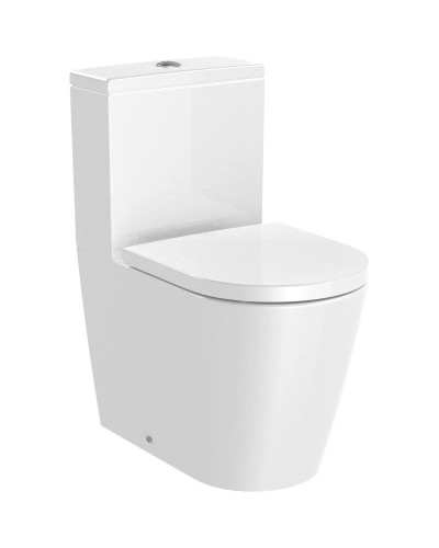 Чаша напольного безободкового унитаза Roca Inspira Round 342529000