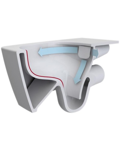 Унитаз компакт Vitra Zentrum Rim-Ex 9824B003-7207 с бачком и сиденьем Микролифт