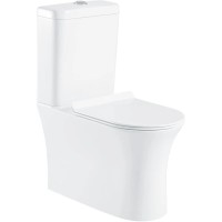 Чаша напольного безободкового унитаза BelBagno Ancona BB1224CPR-P