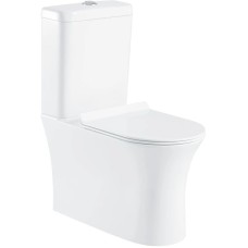 Чаша напольного безободкового унитаза BelBagno Ancona BB1224CPR-P