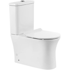 Чаша напольного безободкового унитаза BelBagno Ancona BB1224CPR-P