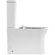 Чаша напольного безободкового унитаза BelBagno Ancona BB1224CPR-P