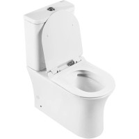 Чаша напольного безободкового унитаза BelBagno Ancona BB1224CPR-P