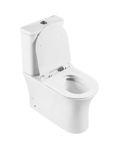 Чаша напольного безободкового унитаза BelBagno Ancona BB1224CPR-P