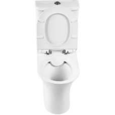 Чаша напольного безободкового унитаза BelBagno Ancona BB1224CPR-P