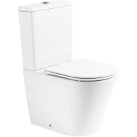 Чаша напольного безободкового унитаза BelBagno Flay-R BB007CPR