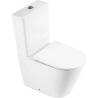 Чаша напольного безободкового унитаза BelBagno Flay-R BB007CPR