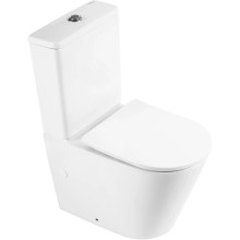 Чаша напольного безободкового унитаза BelBagno Flay-R BB007CPR