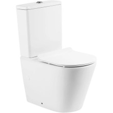 Чаша напольного безободкового унитаза BelBagno Flay-R BB007CPR