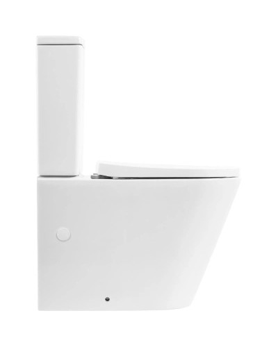 Чаша напольного безободкового унитаза BelBagno Flay-R BB007CPR