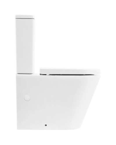 Чаша напольного безободкового унитаза BelBagno Flay-R BB007CPR