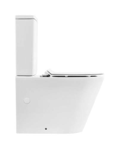 Чаша напольного безободкового унитаза BelBagno Flay-R BB007CPR