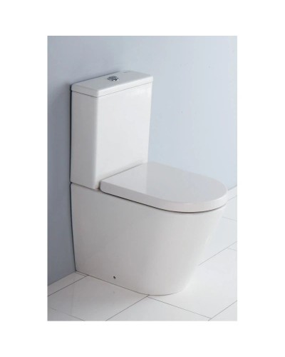 Чаша напольного безободкового унитаза BelBagno Flay-R BB007CPR