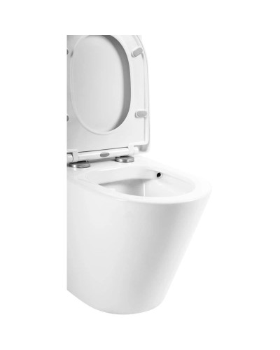 Чаша напольного безободкового унитаза BelBagno Flay-R BB007CPR