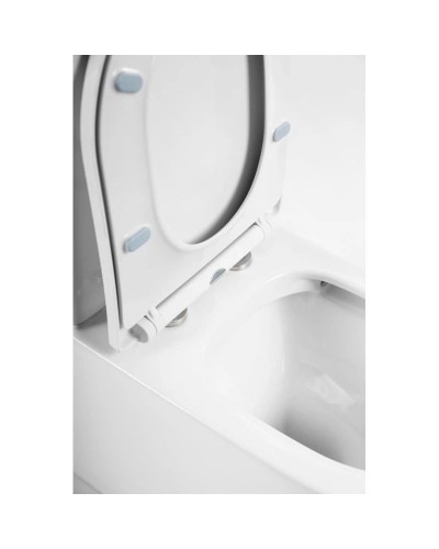 Чаша напольного безободкового унитаза BelBagno Flay-R BB007CPR