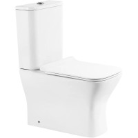 Чаша напольного безободкового унитаза BelBagno Monica BB805CPR