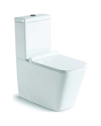 Унитаз-компакт безободковый с сиденьем микролифт Vincea Q-Line VT2-12