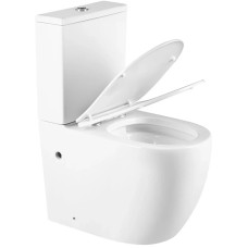 Унитаз-компакт безободковый с сиденьем микролифт Vincea Evo VT2-34