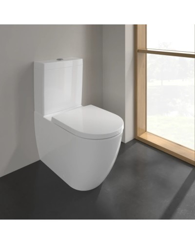 Чаша напольного безободкового унитаза Villeroy & Boch Subway 3.0 ViClean 4672T001