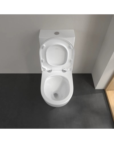 Чаша напольного безободкового унитаза Villeroy & Boch Subway 3.0 ViClean 4672T001