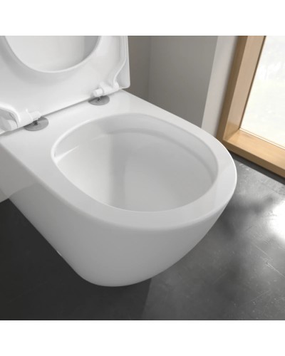 Чаша напольного безободкового унитаза Villeroy & Boch Subway 3.0 ViClean 4672T001