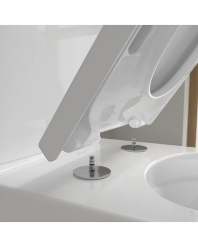 Чаша напольного безободкового унитаза Villeroy & Boch Subway 3.0 ViClean 4672T001