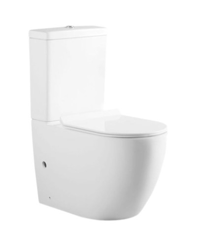 Чаша унитаза-компакта Aquanet Cetus C1 Rimless 00203342 без бачка, с сиденьем Микролифт