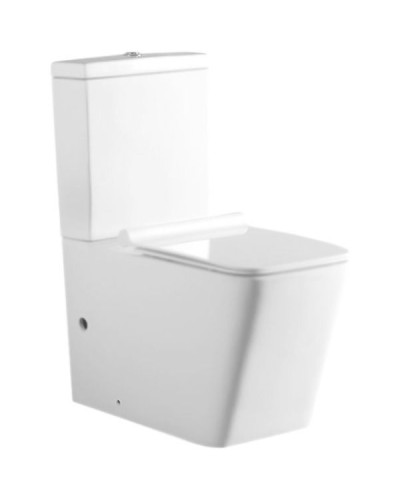 Чаша унитаза-компакта Aquanet Tavr C1 Rimless 00203346 без бачка, с сиденьем Микролифт