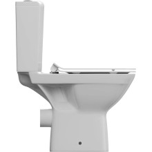 Унитаз компакт Cersanit Carina S-KO-CAR011-3/5-COn-S-DL-w с бачком и сиденьем Микролифт